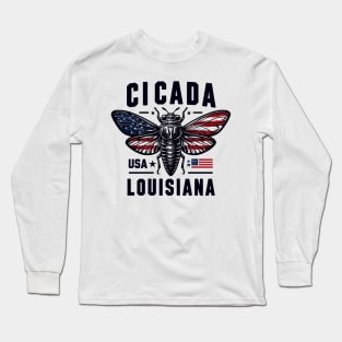 Cicada Louisiana Long Sleeve T-Shirt